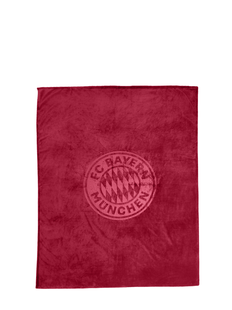 FC Bayern Kuscheldecke 200x150 cm - Bordeaux