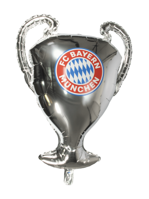 FC Bayern Folienluftballon Pokal - Silber