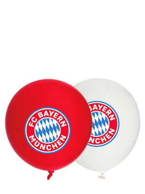FC Bayern Luftballons 10er-Set - Rot/Weiß