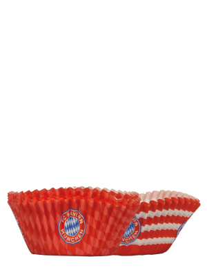 FC Bayern Muffinförmchen 24er-Set - Rot/Weiß