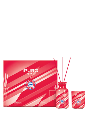 FC Bayern Duftkerze & Raumduft Set - Rot