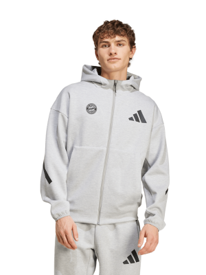 FC Bayern Kapuzenjacke ZNE - Grau - adidas