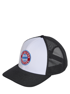 FC Bayern Trucker Cap Logo - Schwarz - adidas