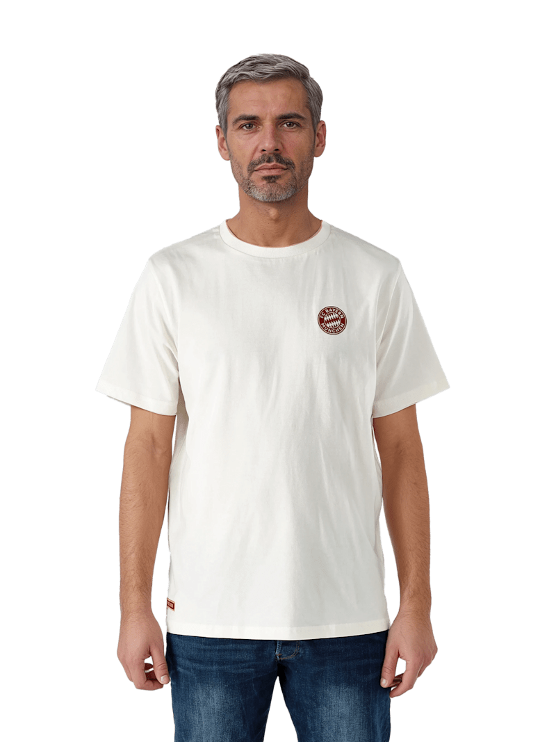 FC Bayern T-Shirt Rekordmeister - Off white - Herren