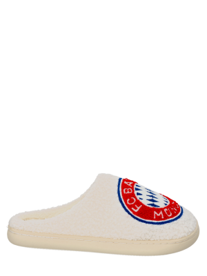 FC Bayern Plüschpantoffeln - Off white