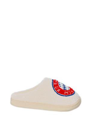 FC Bayern Plüschpantoffeln - Off white - Kinder