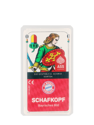 FC Bayern Spielkarten Schafkopf - Rot