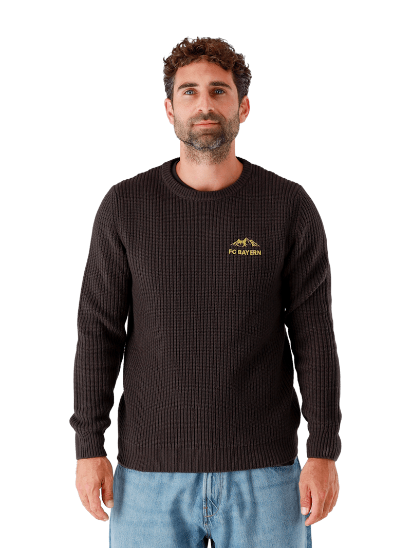 FC Bayern Strickpullover Heimat - Schwarz - Herren