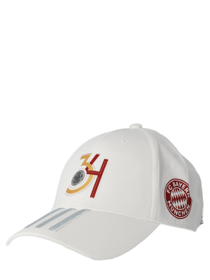 FC Bayern Baseballcap Deutscher Meister 2025 - Weiß - adidas