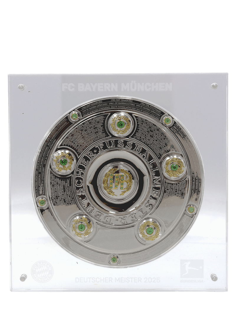 FC Bayern Meisterschale 15cm - Silber