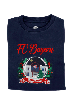 FC Bayern Sweatshirt Winter - Navy - Kinder