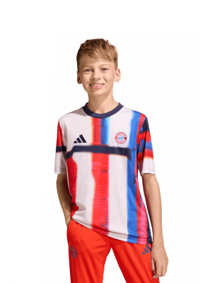 FC Bayern Pre-Match Shirt 25-26 - Mehrfarbig - Kinder - adidas
