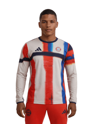FC Bayern Pre-Match Warmtop 25-26 - Mehrfarbig - adidas
