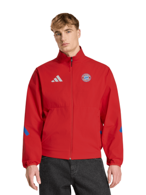 FC Bayern Anthem Jacket 25-26 - Rot - adidas