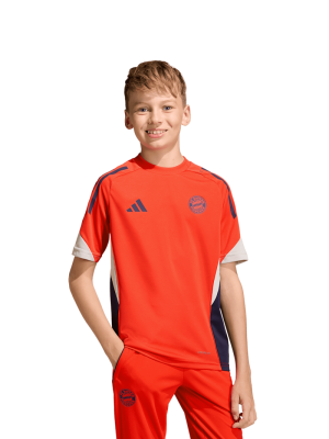 FC Bayern Trainingsshirt Teamline - Rot - Kinder - adidas