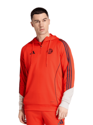 FC Bayern Trainingshoodie Teamline - Rot - adidas