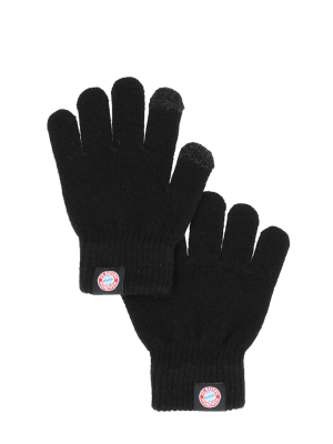 FC Bayern Strickhandschuhe - Schwarz - Kinder