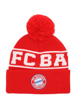 FC Bayern Bommelmütze Logo - Rot - Kinder