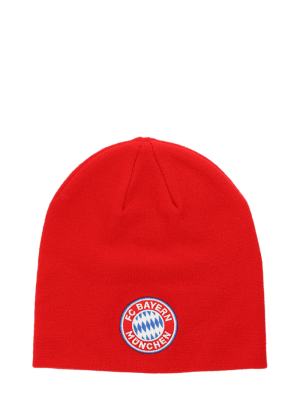 FC Bayern Mütze Logo - Rot - Kinder