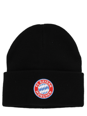 FC Bayern Strickmütze Logo - Schwarz