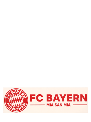FC Bayern Heckscheibenaufkleber Mia san mia - Rot