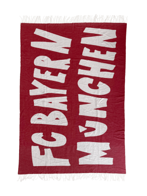 FC Bayern Wohndecke 135x200 cm - Rot