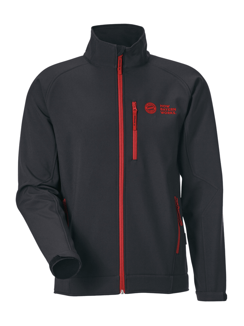 Softshelljacke How Bayern Works - Schwarz - Herren