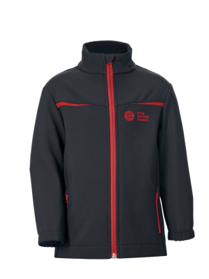 Softshelljacke How Bayern Works - Schwarz - Kinder