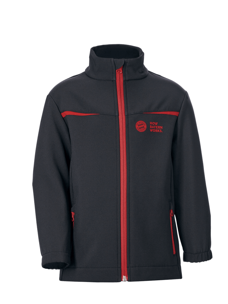 Softshelljacke How Bayern Works - Schwarz - Kinder