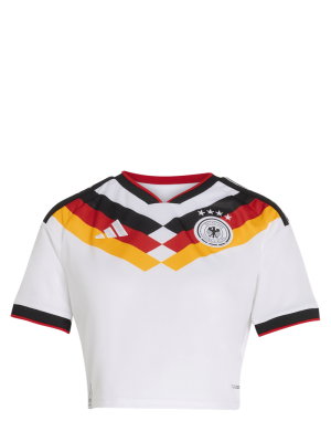 FC Bayern Cropped Trikot Home DFB - Weiß - Heimtrikot - Damen - adidas