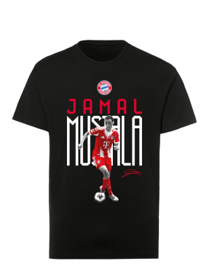 FC Bayern T-Shirt Musiala - Schwarz - Kinder