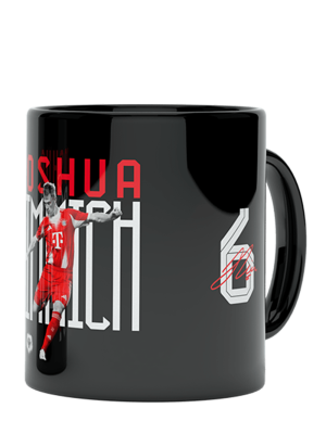 FC Bayern Tasse Kimmich 0,3 l - Schwarz