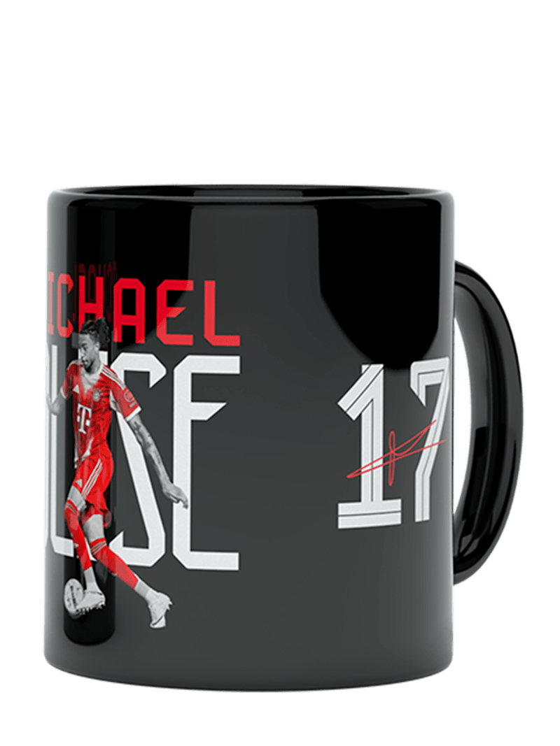 FC Bayern Tasse Olise 0,3 l - Schwarz
