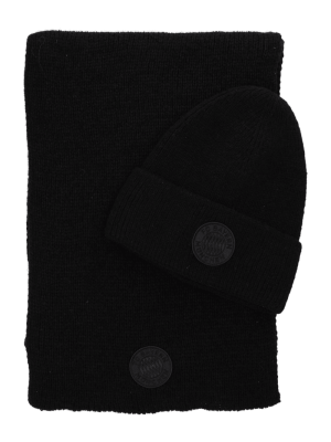 FC Bayern Set Mütze Statement & Schal - Schwarz