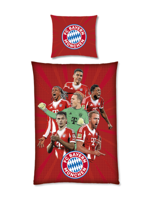 FC Bayern Bettwäsche Player 2025-26 - Rot