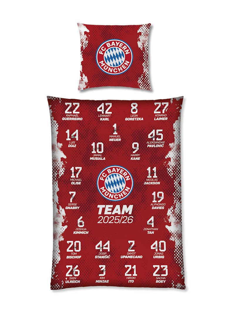 FC Bayern Bettwäsche Signature 2025-26 - Rot