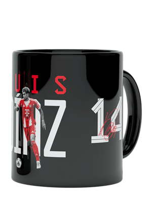 FC Bayern Tasse Luis Díaz 0,3 l - Schwarz
