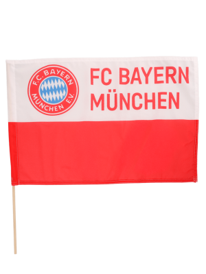 FC Bayern Fahne Stadionkollektion 60x40 cm - Rot