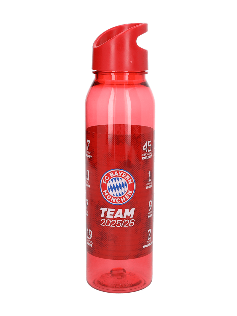 FC Bayern Trinkflasche Signature 2025-26 - Rot