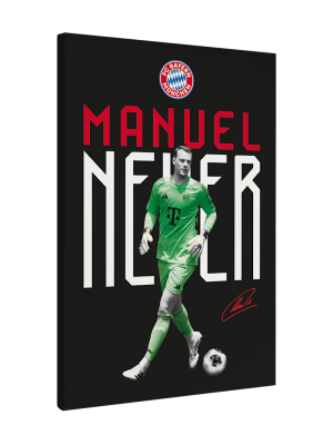 FC Bayern Leinwand Neuer 40x60 cm - Schwarz