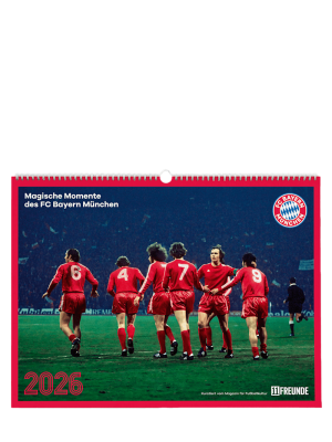 FC Bayern Wandkalender 2026 - Rot
