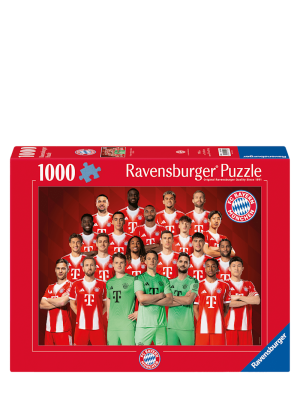 FC Bayern Puzzle Team 2025-26 1.000 Teile - Rot
