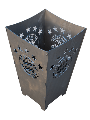 FC Bayern Feuerkorb - Grau