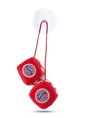FC Bayern Plüschwürfel - Rot