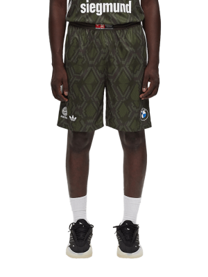 FC Bayern Basketball Authentic Short Garden 24-25 - Grün - Herren - adidas