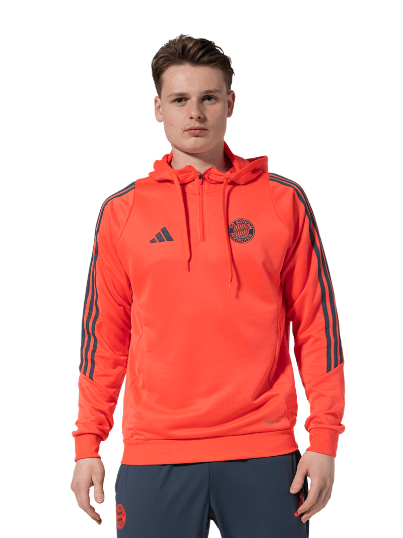 FC Bayern Trainingshoodie Teamline - Orange - adidas