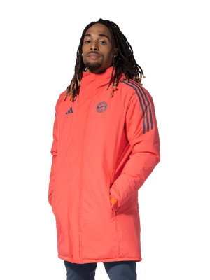 FC Bayern Stadionjacke Teamline - Orange - adidas