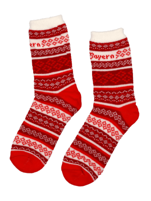 FC Bayern Kuschelsocke Winter - Mehrfarbig