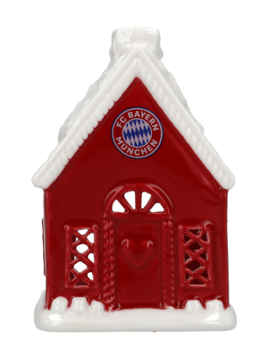 FC Bayern Teelichthaus Winter - Rot