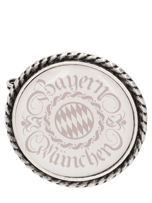 FC Bayern Anstecker Wiesn™ Logo FCB - Grau